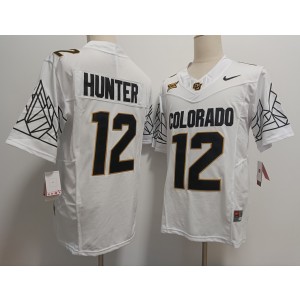 NCAA Buffaloes 12 Travis Hunter White F.U.S.E. Vapor Limited Men Jersey