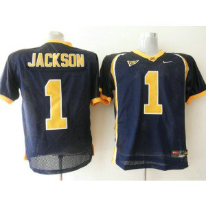 NCAA California Golden Bears 1 DeSean Jackson Blue Men Jersey
