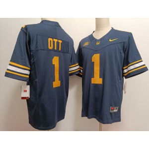 NCAA California Golden Bears 1 Jaydn Ott Navy F.U.S.E. Vapor Limited Men Jersey