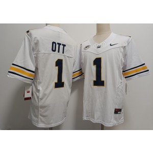 NCAA California Golden Bears 1 Jaydn Ott White F.U.S.E. Vapor Limited Men Jersey