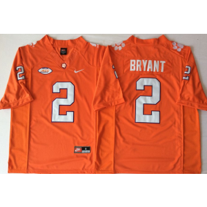 NCAA Clemson Tigers 2 Kelly Bryant Orange Football Men Jersey