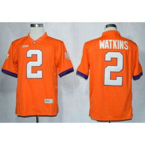 NCAA Clemson Tigers 2 Sammy Watkins Orange Limited Men Jersey NCAA Clemson Tigers 2 Sammy Watkins Orange Limited Men Jersey