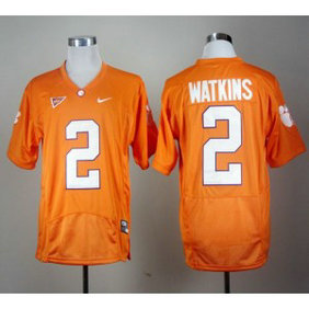 NCAA Clemson Tigers 2 Sammy Watkins Orange Pro Combat Men Jersey NCAA Clemson Tigers 2 Sammy Watkins Orange Pro Combat Men Jersey