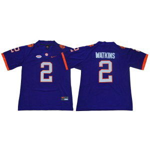 NCAA Clemson Tigers 2 Sammy Watkins Purple Limited Men Jersey