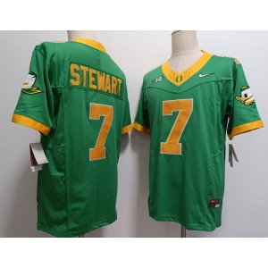 NCAA Ducks 7 Evan Stewart Green F.U.S.E. Vapor Limited Men Jersey