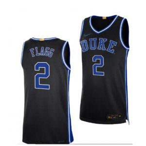 NCAA Duke Blue Devils 2 Cooper Flagg Black Men Jersey