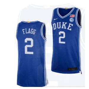 NCAA Duke Blue Devils 2 Cooper Flagg Blue Men Jersey