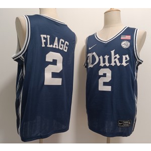 NCAA Duke Blue Devils 2 Cooper Flagg Navy Vapor Limited Men Jersey