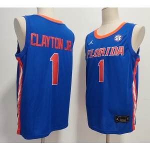 NCAA Florida Gators 1 Walter Clayton Jr. Blue Vapor Limited Men Jersey