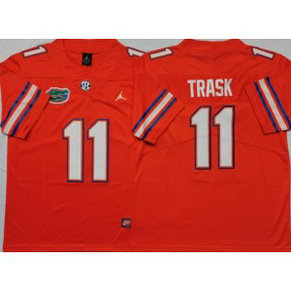 NCAA Florida Gators 11 Kyle Trask Red Men Jersey