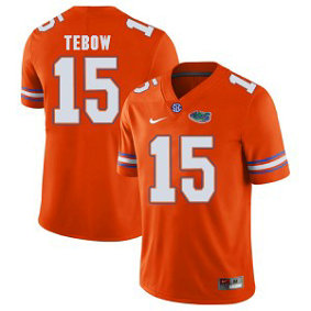 NCAA Florida Gators 15 Tim Tebow Orange College Football Men Jersey NCAA Florida Gators 15 Tim Tebow Orange College Football Men Jersey
