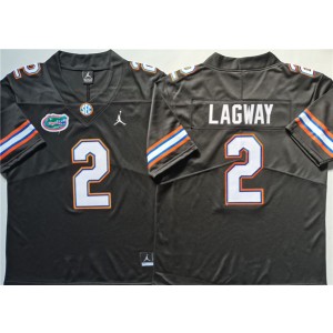 NCAA Florida Gators 2 DJ Lagway Black Vapor Limited Men Jersey
