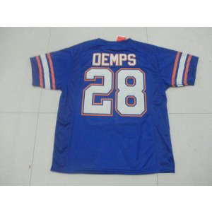 NCAA Florida Gators 28 Jeff Demps Blue Men Jersey