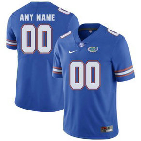 NCAA Florida Gators Blue Customized College Football Men Jersey