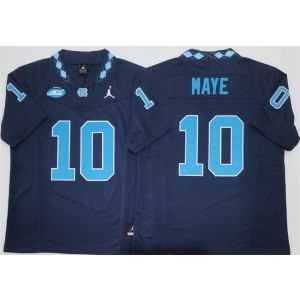 NCAA North Carolina Tar Heels 10 Drake Maye Navy F.U.S.E. Vapor Limited Men Jersey