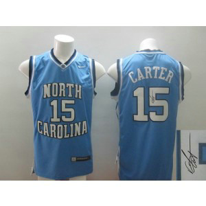 NCAA North Carolina Tar Heels 15 Vince Carter Blue Autographed Men Jersey NCAA North Carolina Tar Heels 15 Vince Carter Blue Autographed Men Jersey