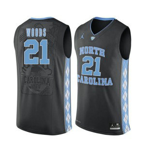 NCAA North Carolina Tar Heels 21 Seventh Woods Black Basketball Men Jersey NCAA North Carolina Tar Heels 21 Seventh Woods Black Basketball Men Jersey