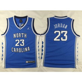 NCAA North Carolina Tar Heels 23 Michael Jordan Blue Basketball Men Jersey