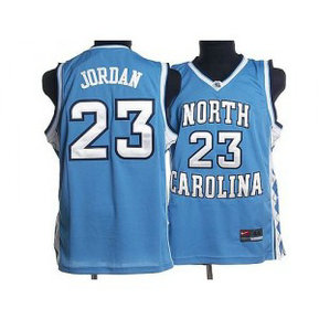 NCAA North Carolina Tar Heels 23 Michael Jordan Blue Men Jersey