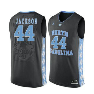 NCAA North Carolina Tar Heels 44 Justin Jackson Black Basketball Men Jersey
