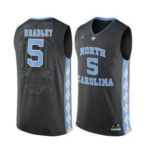 NCAA North Carolina Tar Heels 5 Tony Bradley Black Basketball Men Jersey NCAA North Carolina Tar Heels 5 Tony Bradley Black Basketball Men Jersey