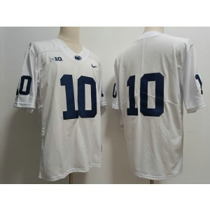 NCAA Notre Dame 10 Sam Hartman White Without Name Limited Men Jersey