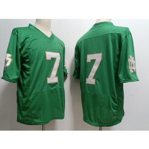 NCAA Notre Dame 7 Audric Estime Green Limited Men Jersey(no name on back)