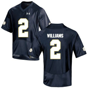 NCAA Notre Dame Fighting Irish 2 Dexter Williams Navy College Football Men Jersey