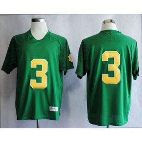 NCAA Notre Dame Fighting Irish 3 Joe Montana Green Men Jersey