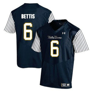 NCAA Notre Dame Fighting Irish 6 Jerome Bettis Navy College Football Men Jersey