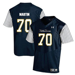 NCAA Notre Dame Fighting Irish 70 Zack Martin Navy College Football Men Jersey