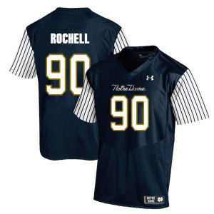 NCAA Notre Dame Fighting Irish 90 Isaac Rochell Navy College Football Men Jersey