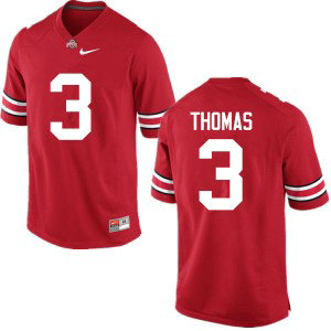 NCAA Ohio State 3 Michael Thomas Red Men Jersey
