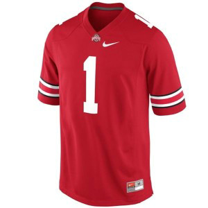 NCAA Ohio State Buckeyes 1 Erick Smith Red Men Jersey