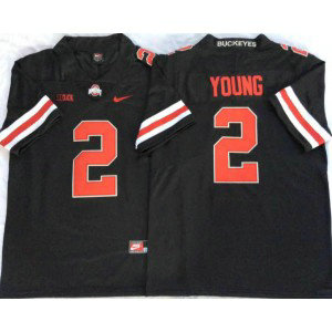 NCAA Ohio State Buckeyes 2 Chase Young Black College Football Men Jersey
