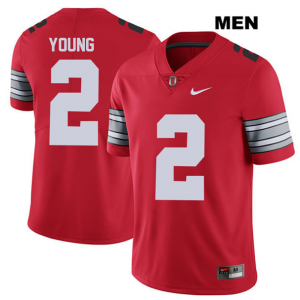 NCAA Ohio State Buckeyes 2 Chase Young Red Nike College Football Men Jersey
