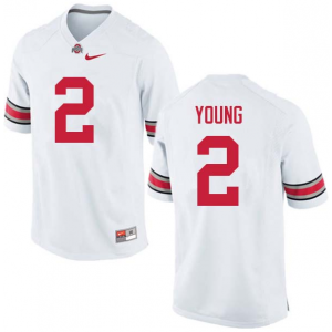 NCAA Ohio State Buckeyes 2 Chase Young White Nike College Football Men Jersey