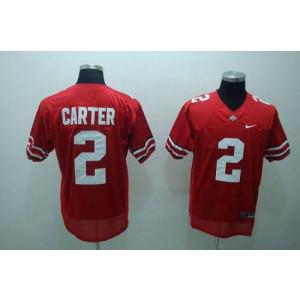 NCAA Ohio State Buckeyes 2 Cris Carter Red Men Jersey
