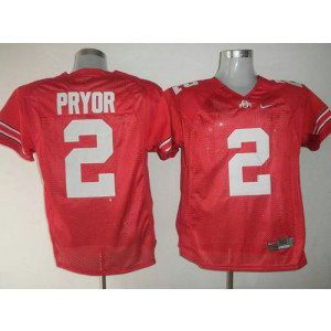 NCAA Ohio State Buckeyes 2 Terrelle Pryor Red Men Jersey