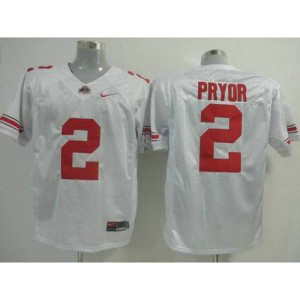 NCAA Ohio State Buckeyes 2 Terrelle Pryor White Men Jersey