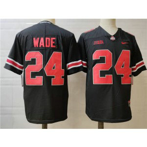 NCAA Ohio State Buckeyes 24 Wade Black Men Jersey