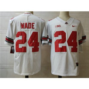 NCAA Ohio State Buckeyes 24 Wade White Men Jersey