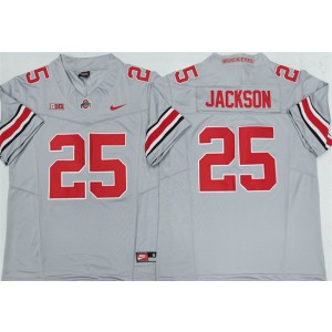 NCAA Ohio State Buckeyes 25 Lamar Jackson Gray F.U.S.E. Vapor Limited Men Jersey