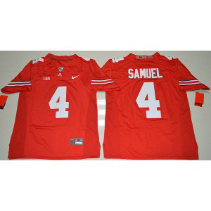 NCAA Ohio State Buckeyes 4 Curtis Samuel Red Football Men Jersey