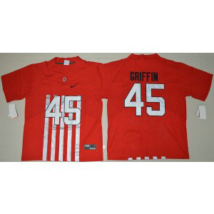 NCAA Ohio State Buckeyes 45 Archie Griffin Red Football 2016-17 Elite Men Jersey