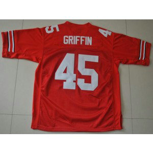 NCAA Ohio State Buckeyes 45 Archie Griffin Red Men Jersey