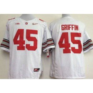 NCAA Ohio State Buckeyes 45 Archie Griffin White Limited Men Jersey