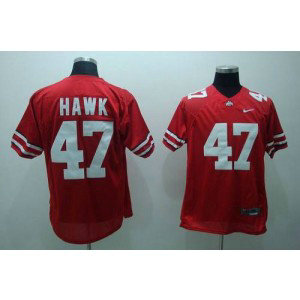 NCAA Ohio State Buckeyes 47 A. J. Hawk Red Men Jersey