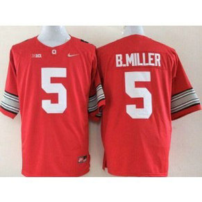 NCAA Ohio State Buckeyes 5 Braxton Miller Red Limited Men Jersey