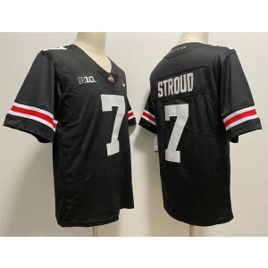 NCAA Ohio State Buckeyes 7 CJ Stroud Black Limited Men Jersey